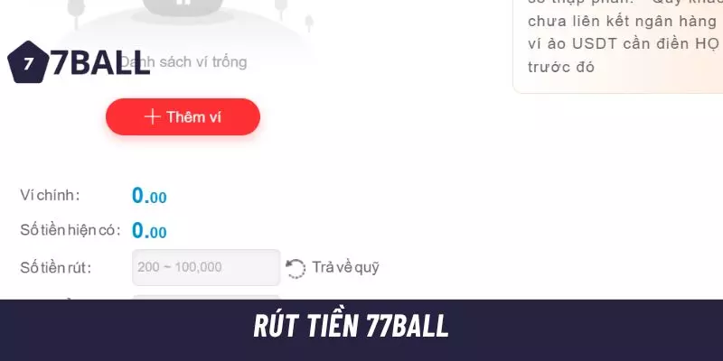 Rút Tiền 77Ball